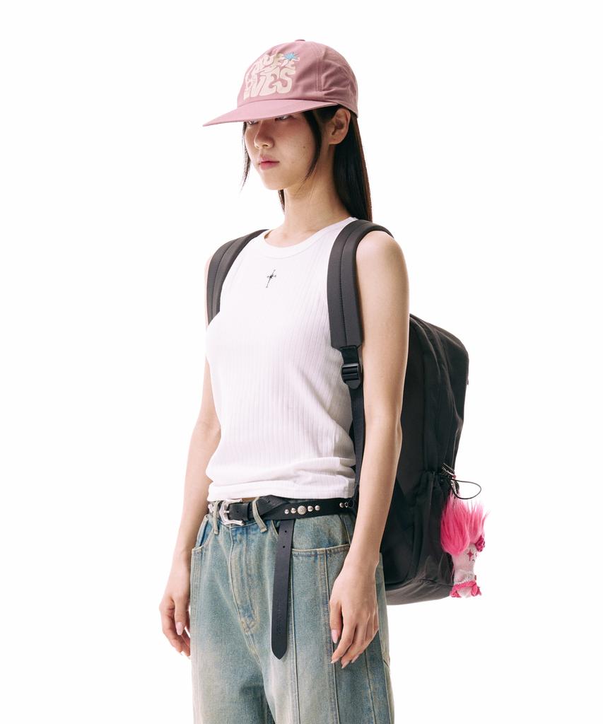 IUGAMAKARAS Printed Nylon Ball Cap (Pink)