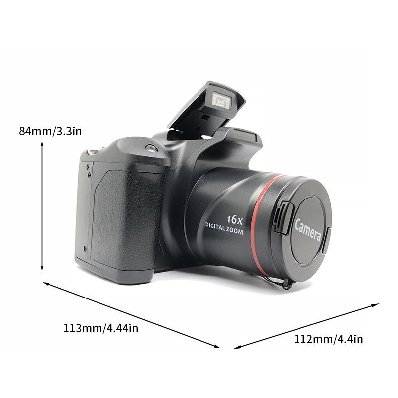 Cameră Digitală de Înaltă Definiție XJ05 cu Înregistrare Video & Microfon, Lupă și Camcorder SLR.
