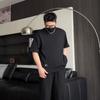 Men's Everyday Wear Solid Color Loose Fit Crew Neck Short Sleeve Cotton T Shirt