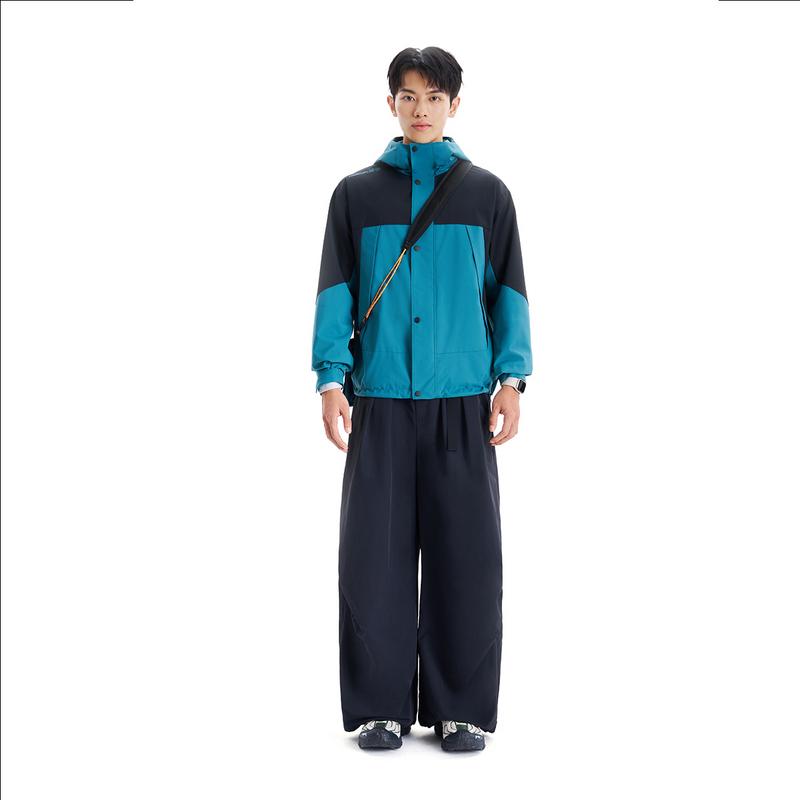 Li-Ning Outdoor CF Water-Resistant Loose Straight Cargo Pants Men pants Black AYKW107-3