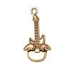 Musical Charms Multi Color Alloy Guitar Pendants For Music Themed Jewelry Making