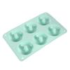 6 Holes Silicone Donut Baking Mold Macaron Color Non-Stick Silicone Bagels Pan BPA Free Cupcake Mould Biscuit Muffins Cake Mould