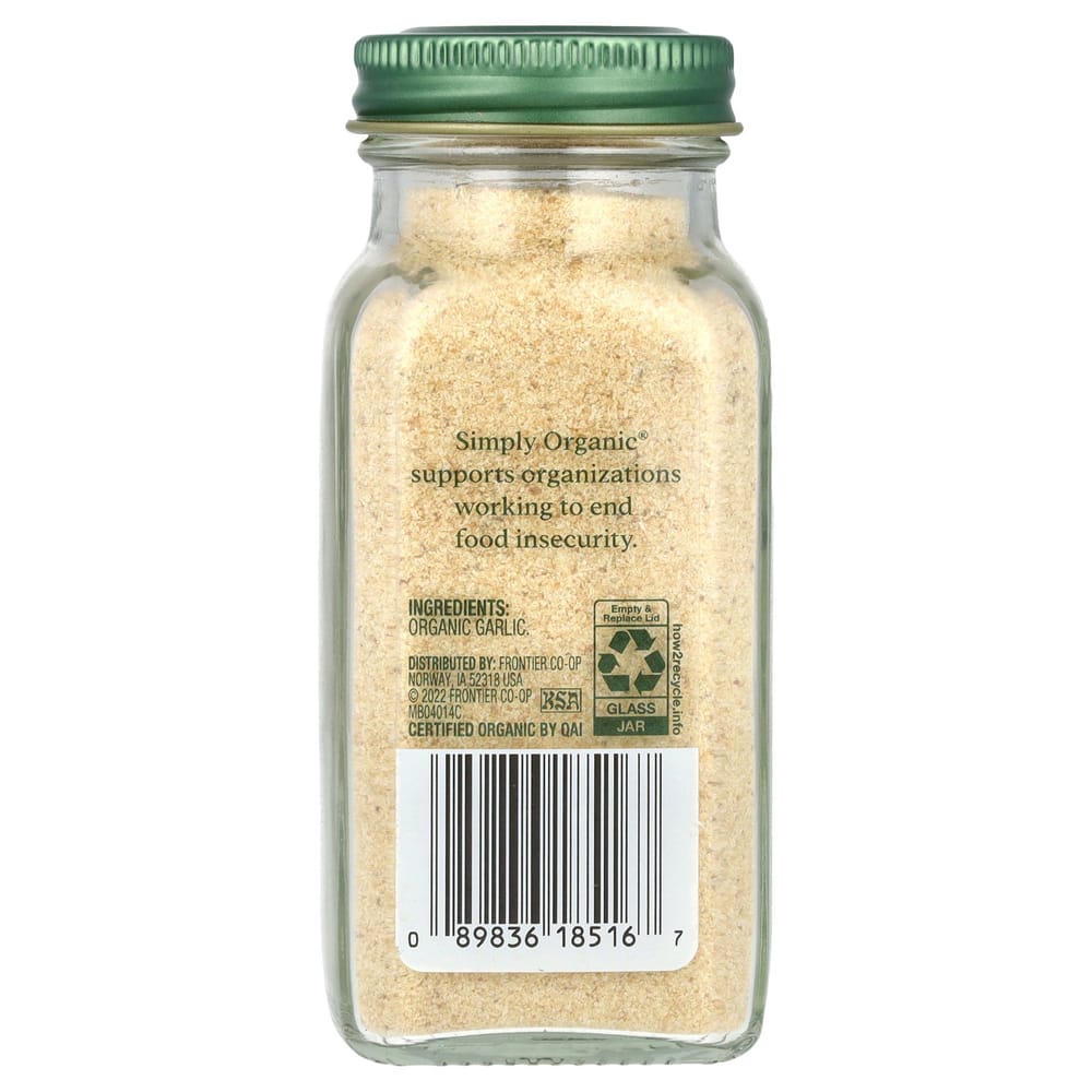 Simply Organic Garlic Powder 103g (3.64oz)