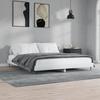 VidaXL Bed Frames White High Gloss 200x200 Cm Engineered Wood 832215