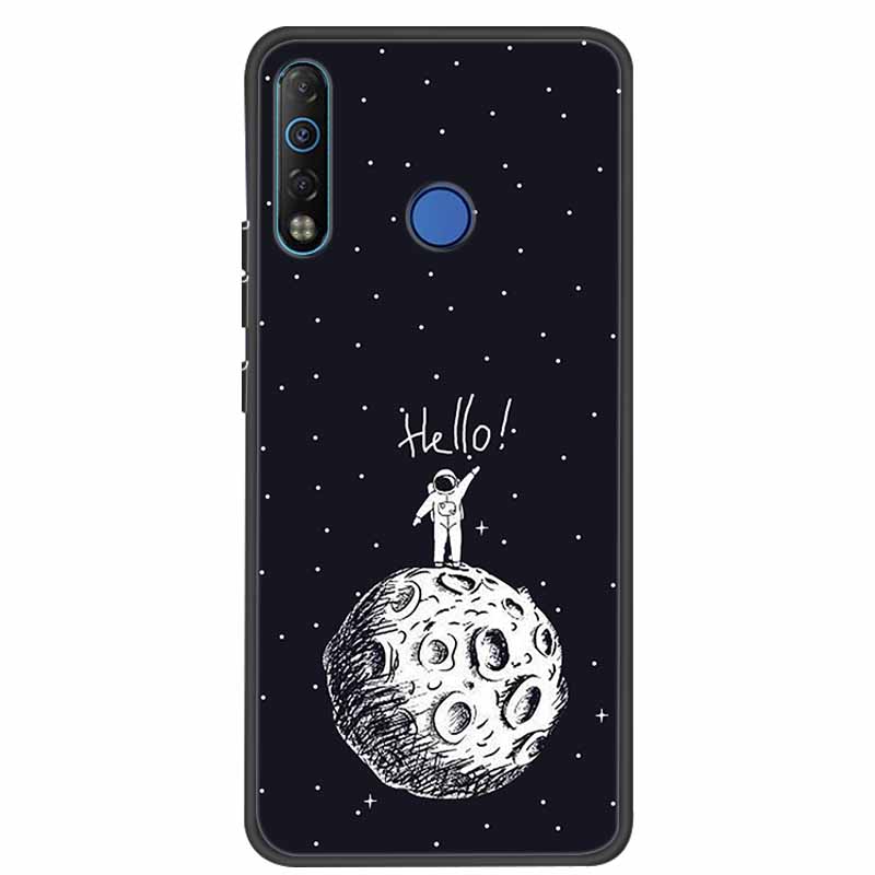 Case For TECNO Camon 12 Air Luxury Silicone Soft Shockproof TPU Back Cover for Tecno Camon 12 CC6 Case Camon12 Funda Love Coque