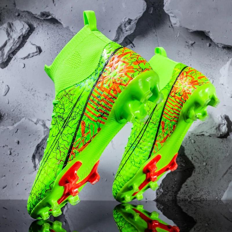 Men Soccer Shoes Society Football Boots Original Professional Casual Cleats Sports Indoor Field Studded Training Football Shoes