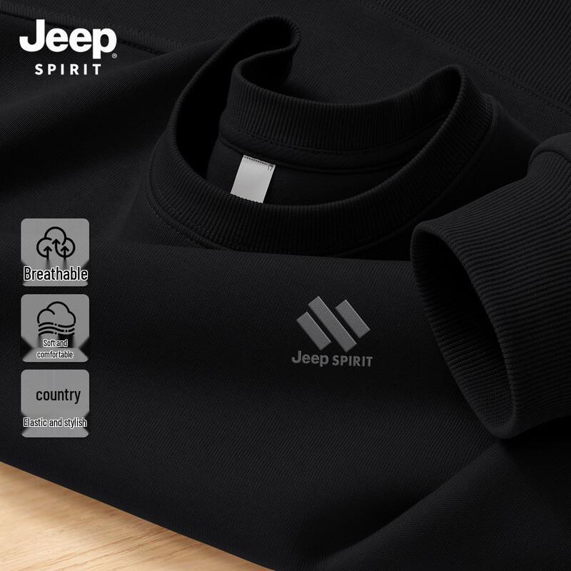 JEEP SPIRIT Men's 2026 Casual Crew Neck Sweatshirt