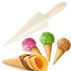 Quick Homemades Dessert Mold For Ice Cream Cone And Waffles Easy Shaping Tool With Wooden Plastic Designs