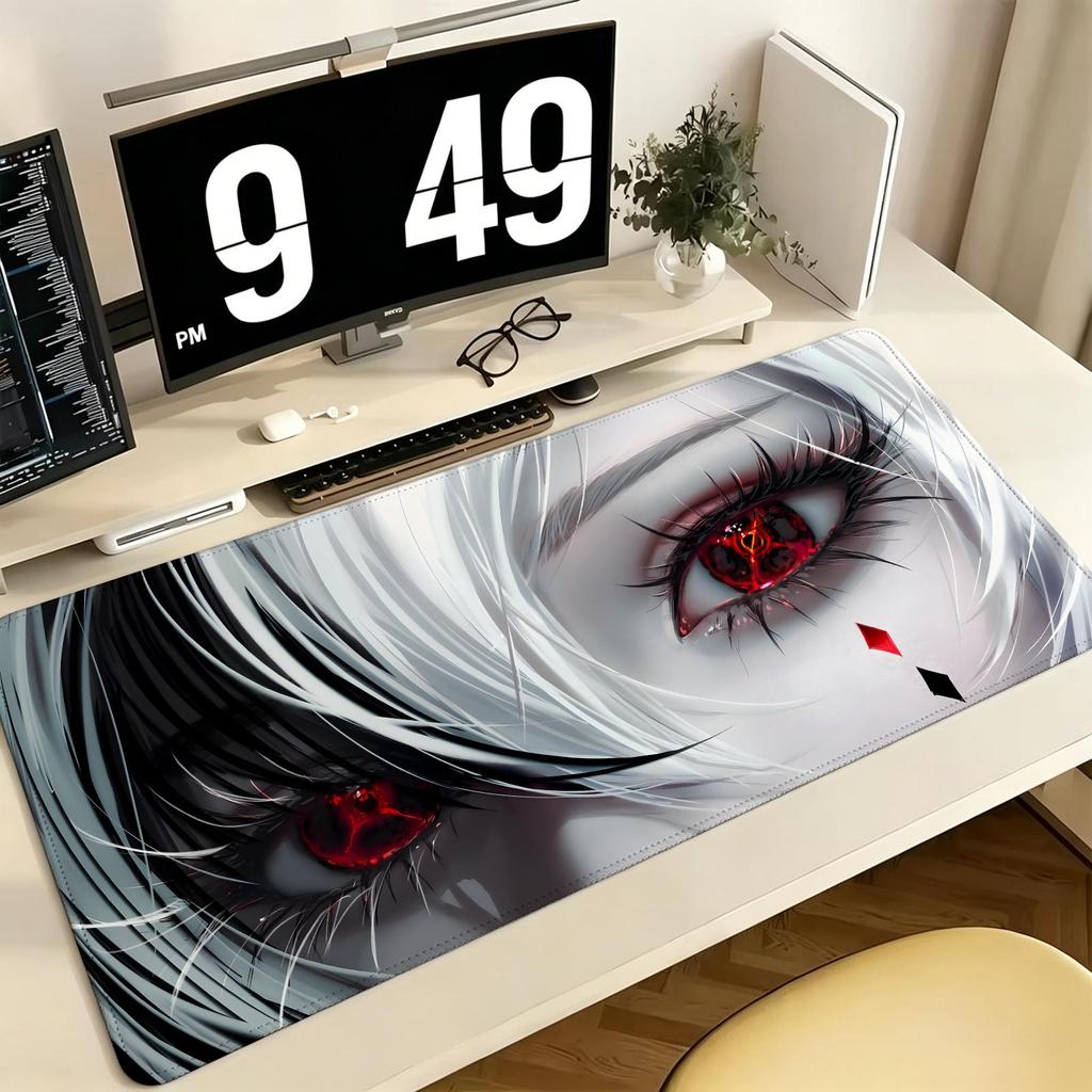 Genshin Impact Arlecchino Pro ESports Gaming Mousepad Extra Large NonSlip Stitched Edge Keyboard Laptop Desk Mat For Pc Gamer