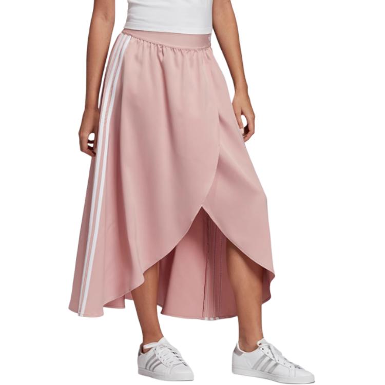 Adidas Originals Casual Long Skirt Women's Pink EK4550
