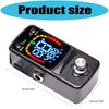 Digital Guitar Pedal Tuner LCD Display Metal Cover Chromatic Guitar Tuner Pedal Effect for Guitar Bass Musicians