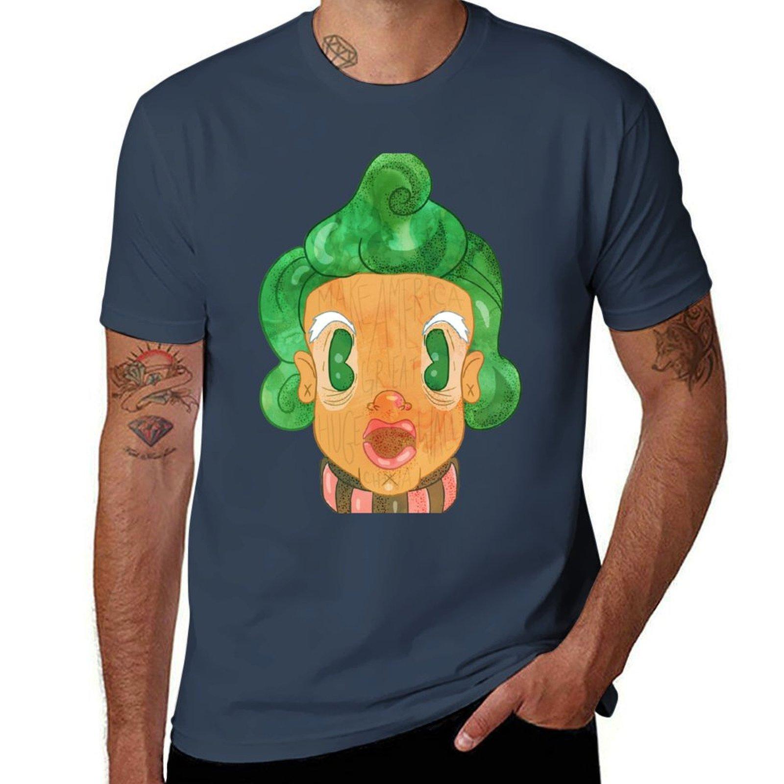 Dobadeedoo Tshirt Fashion Pattern Printed Tee Shirt S