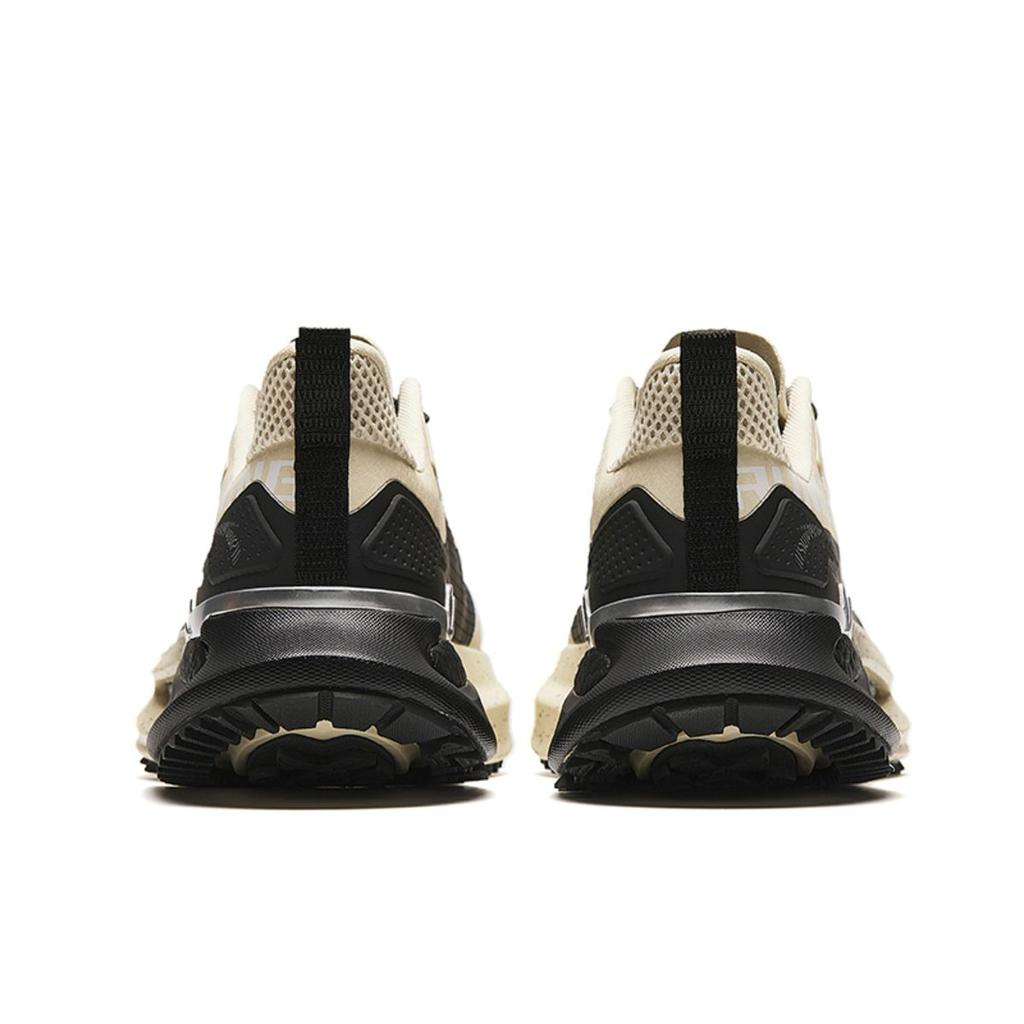 Anta Comfortable Simple Shock Absorbing Non-Slip Low-Top Casual Running Shoes Men sneaker Black Yellow 112425571-4