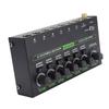 Studio Sound Mixer RGB Light Low Noise 6 Channels Mono Stereo Professional Sound Mixer for Home