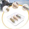 3 Pieces Fly Fishing Lures Artificial Portable with Hooks Tackle Gifts for Trout Bass Salmon