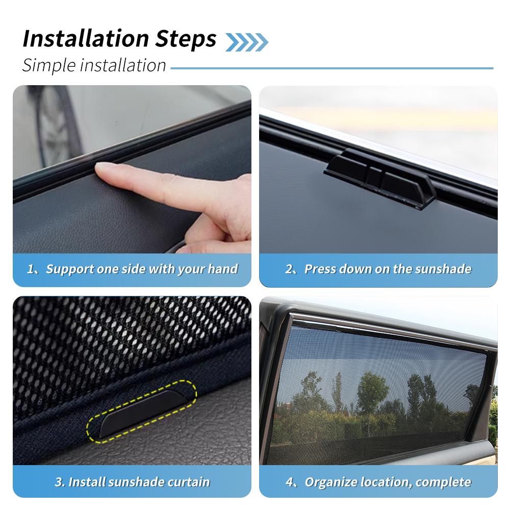 Magnetic Sun Shade for BYD Atto 3 2022-2025 Side Window UV Protection Privacy Mesh