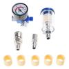 Spray Gun Air Regulator Gauge In-line Oil Water Trap Filter Separator Adapter Pneumatic Tool For Airbrush Accessories