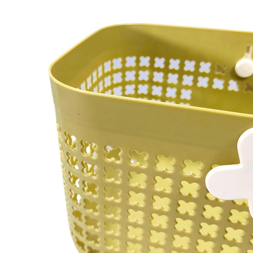 Grocery Shopping Baskets Storage Crate Stylish Wear Resistant Picnic Basket with Handles for Food