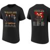 Westlife 25 Years Of Hits The Anniversary World Tour 2026 T-Shirt