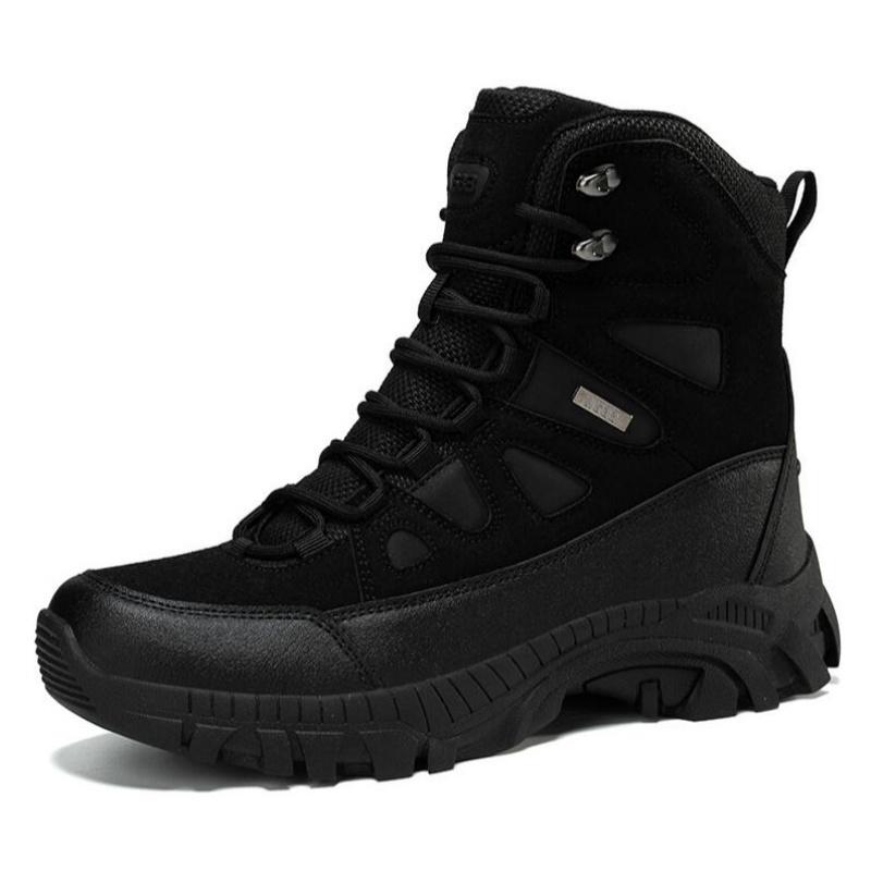 

Men S Spring Autumn Hunting Boots Outdoor Waterproof Anti-Slip Color-Blocking Boots Men Hiking Shoes 47