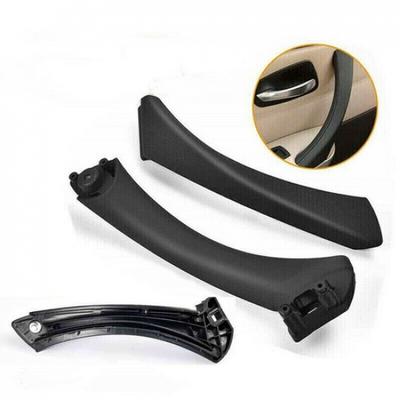 REAR Left Black INNER OUTER DOOR PANEL HANDLE PULL TRIM COVER FOR BMW E90 328i