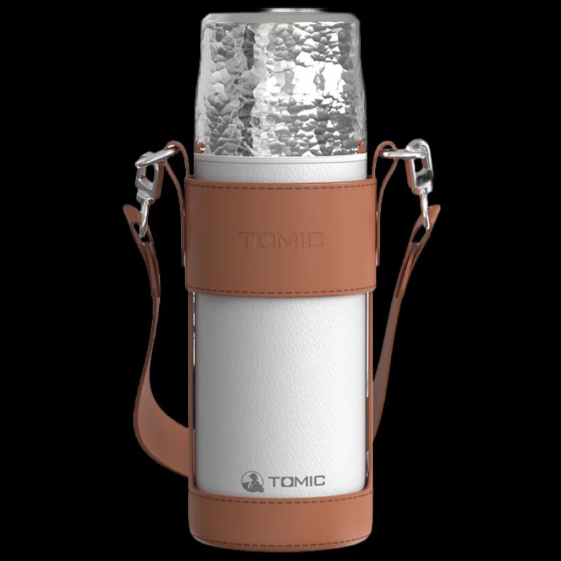 TOMIC Ceramic Lined Insulated Tea Mug