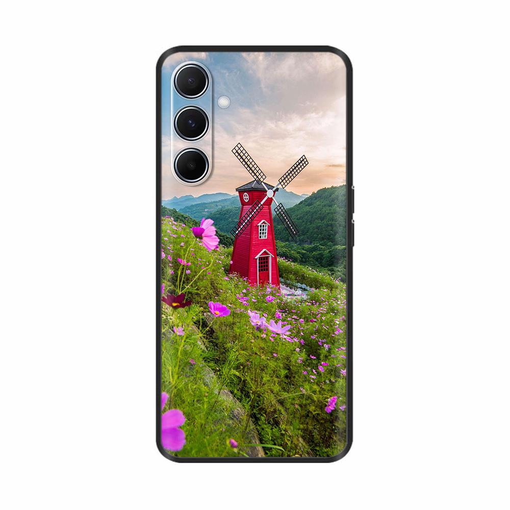 Silicon Phone Case For Samsung Galaxy A26 A36 A56 A16 5G Shockproof Shell Soft Black Painted Back Cover Fundas Cases Coque Para