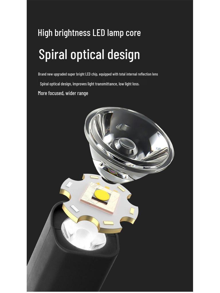 2025 Rechargeable Ear-hook Headlamp: Super Bright for Outdoor Night Fishing & Mountaineering