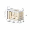 Dust-proof Book Storage Box Large Capacity Travel Toilet Bag Container Underwear Storage  Classroom