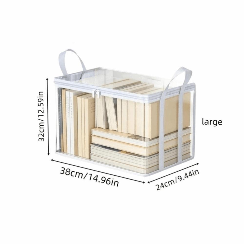 Dust-proof Book Storage Box Large Capacity Travel Toilet Bag Container Underwear Storage Classroom