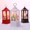 Portable Christmas Flame Lamp Decoration for Displays, Coffee Shops, and Window Scenes