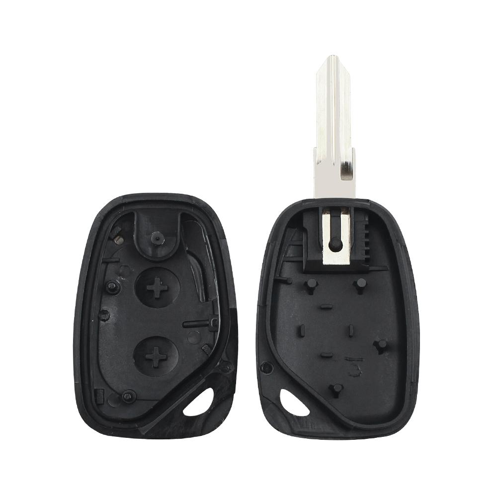 2 Button Car Key Shell Fob Case For Vauxhall Opel Vivaro For Renault Movano Trafic Renault Kangoo Uncut Ne73/Vac102 Blade