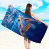 1 Stück Strandhandtuch mit Tierdruck (Schildkröte), schnelltrocknendes saugfähiges Strandhandtuch, Strandhandtuch für Outdoor-Sport und Schwimmen