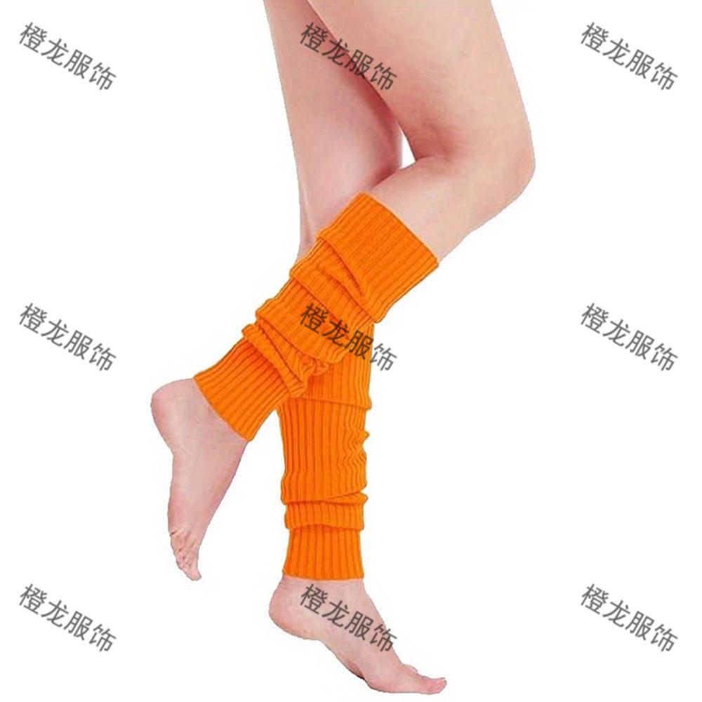JK Women's Multi-color Wool Knit Leg Warmers - Versatile, Warm & Stylish Autumn/Winter Boot Covers