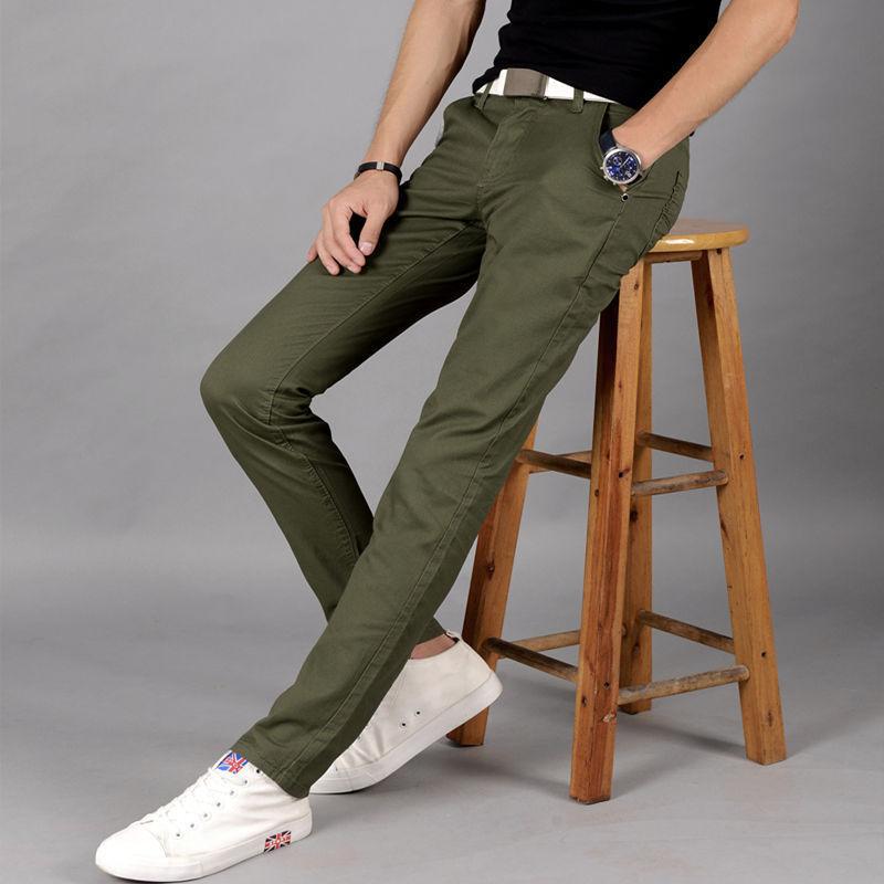 New Four Seasons Wearable Men'S Casual Pants Straight Leg Slim Fit Business Trousers Loose Pants