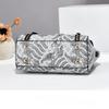 Jacquard color-blocked handbag women's one-shoulder crossbody bag