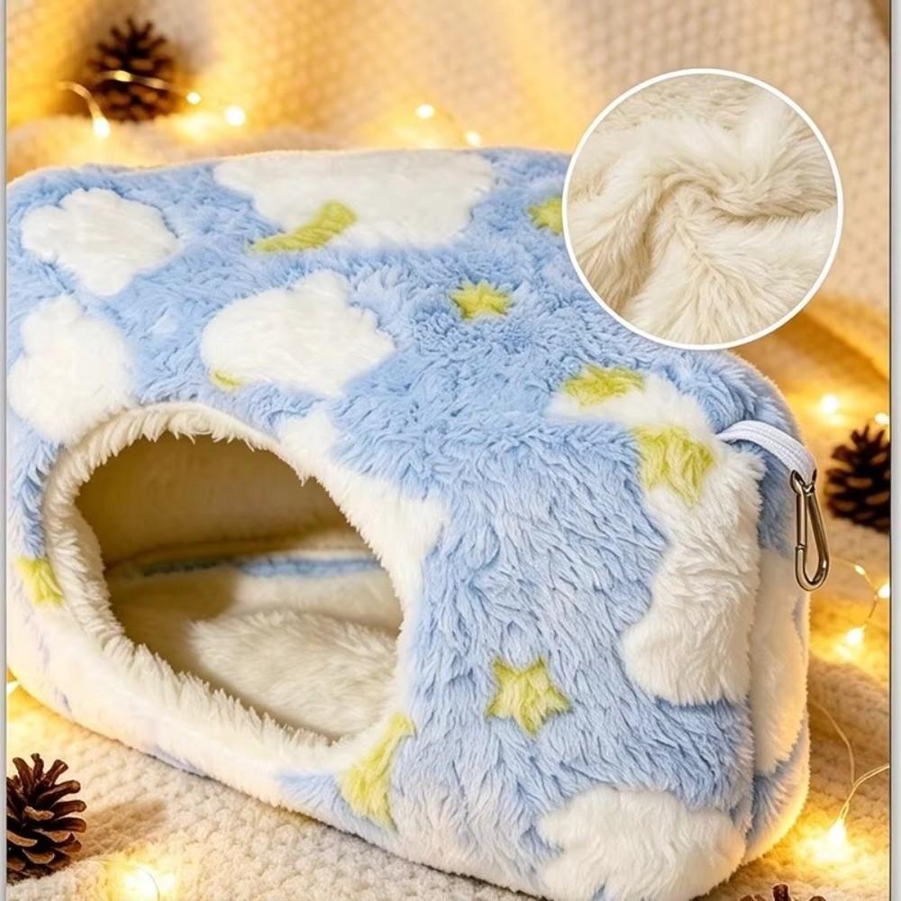 Soft Plush Plush Pet Hammock Washable Small Animal Bed Cute Warm Bird House Parrot