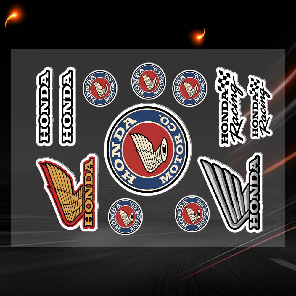 Honda-moyo Decal Set High Quality Printed And Cut Stickers Motorcycle Sticker 20x30cm