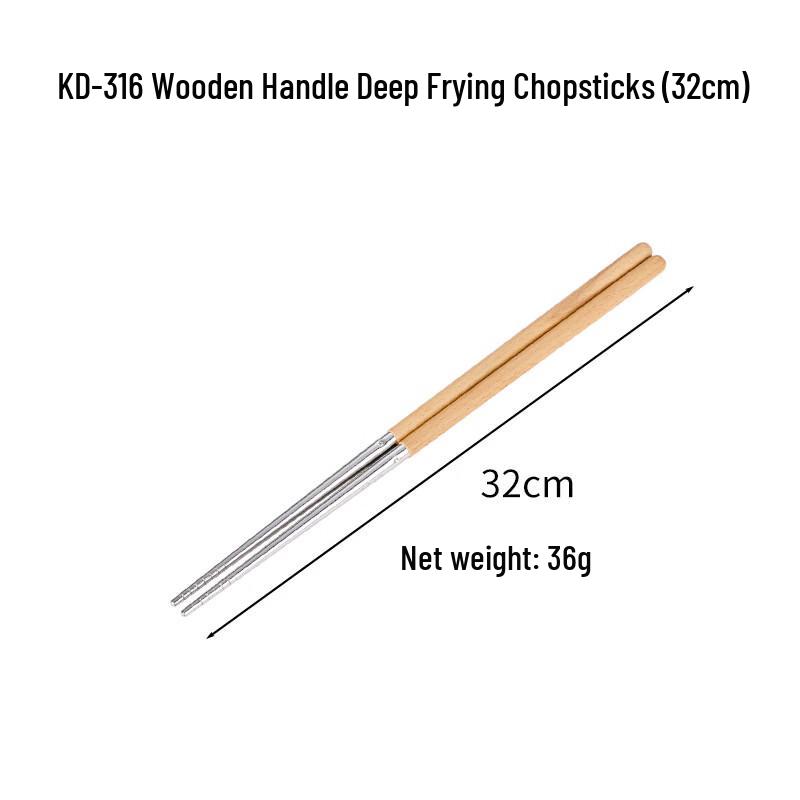 ChuyiQi 304 Stainless Steel Long Hot Pot Chopsticks