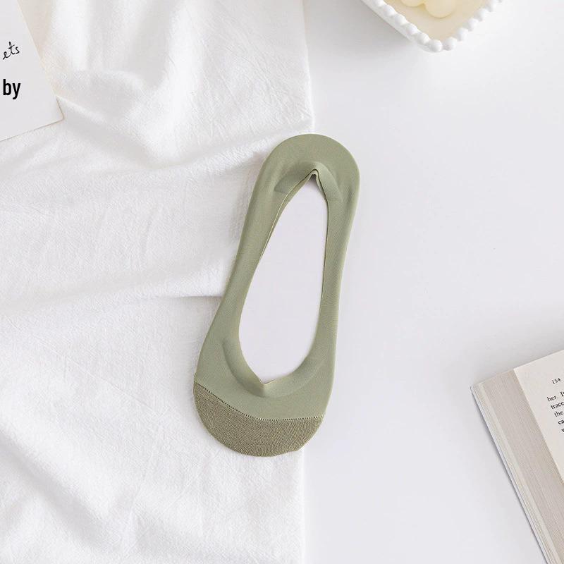 

Women s Ultra-Thin No-Show Summer Cotton Socks with Anti-Slip Silicone One Size 35-39