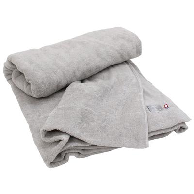 Imabari Towel Certified Towel Blanket by Hiorie Silver Made In Imabari Solid Bedding HOTEL'S, Single, Gray, Japan, Brand, 100% Cotton, Color,