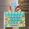 Creative Design Decompression Button Toy 26 Key Keyboard Keychain  Bag Accessory
