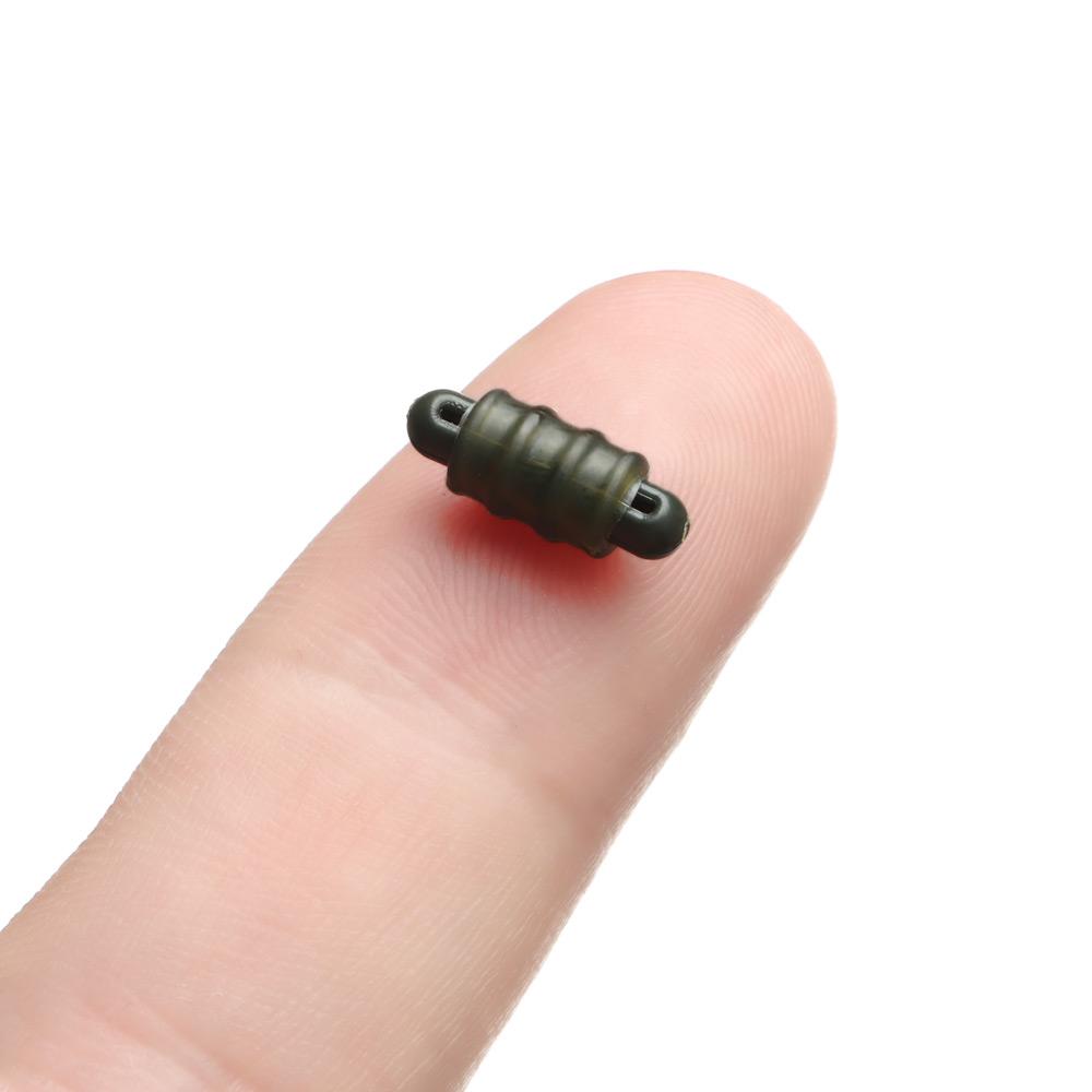 Quick Change Beads Fishing Feeder Terminal Bead Fishing Rigs Connector Bead Line Holder Trough