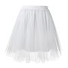 Women’s Tulle Mini Skirts Pleated Tulle Skirts Princess Skirts Under-Skirts Full-Skirted Skirts High-Waisted Lightweight Tulle Skirts