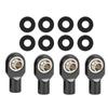 Rod End Hollow Balls Connector for TRXXAS SLASH 2WD RC Car Upgrade Accessory 2742BL Black