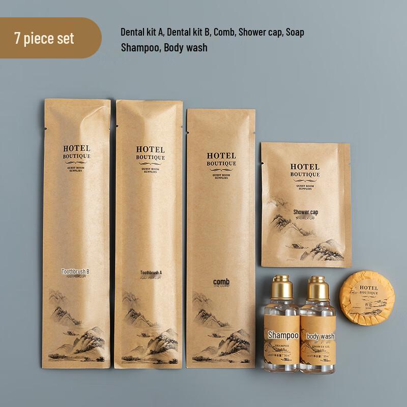 Jiemengzhe Premium Disposable Hotel Amenities Set
