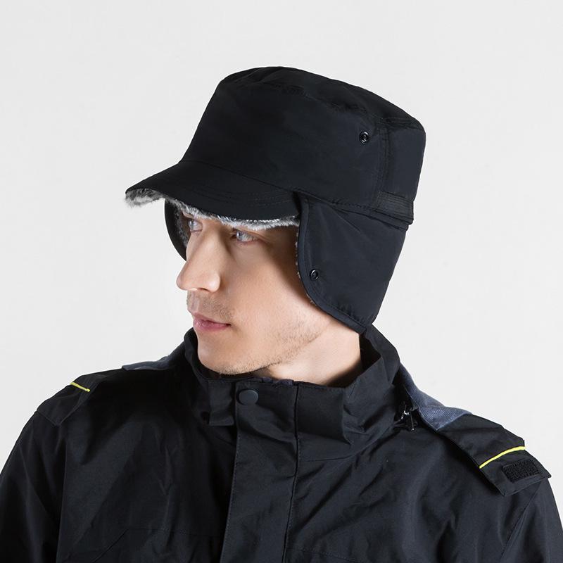 Adjustable Waterproof Windproof Baseball Cap: Multifunctional Lei Feng Style for Men & Women In Autumn/Winter