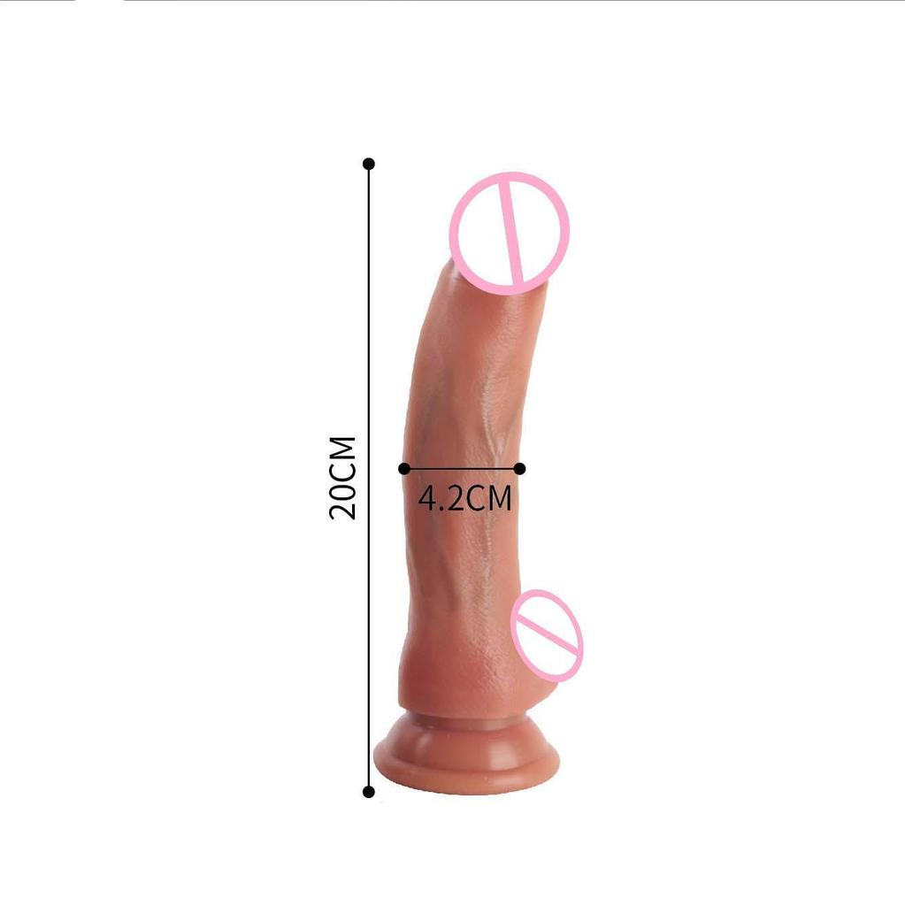 Large Realistic Dildo - Ultra-Soft Silicone Adult Toy for Women & Couples, G-Spot Stimulation, Discreet Packaging