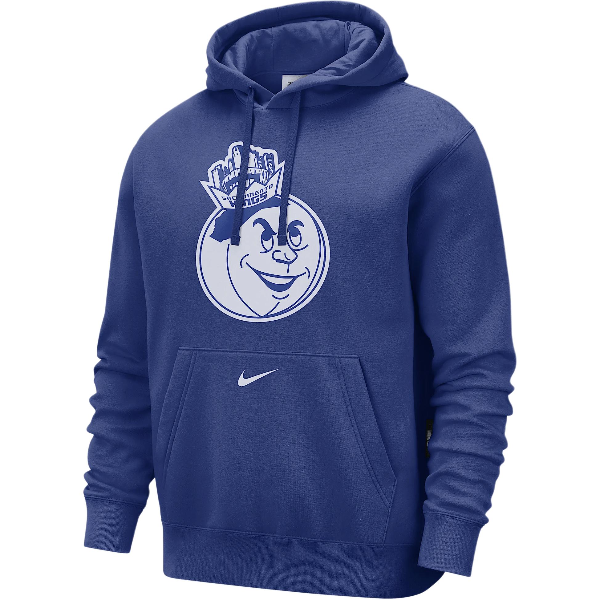 

Nike X NBA Sacramento Kings Club FW24 Edition City Series Comfortable Fashion Long Sleeve Hoodie Men hoodies Rush-Blue HQ8995-495 XL