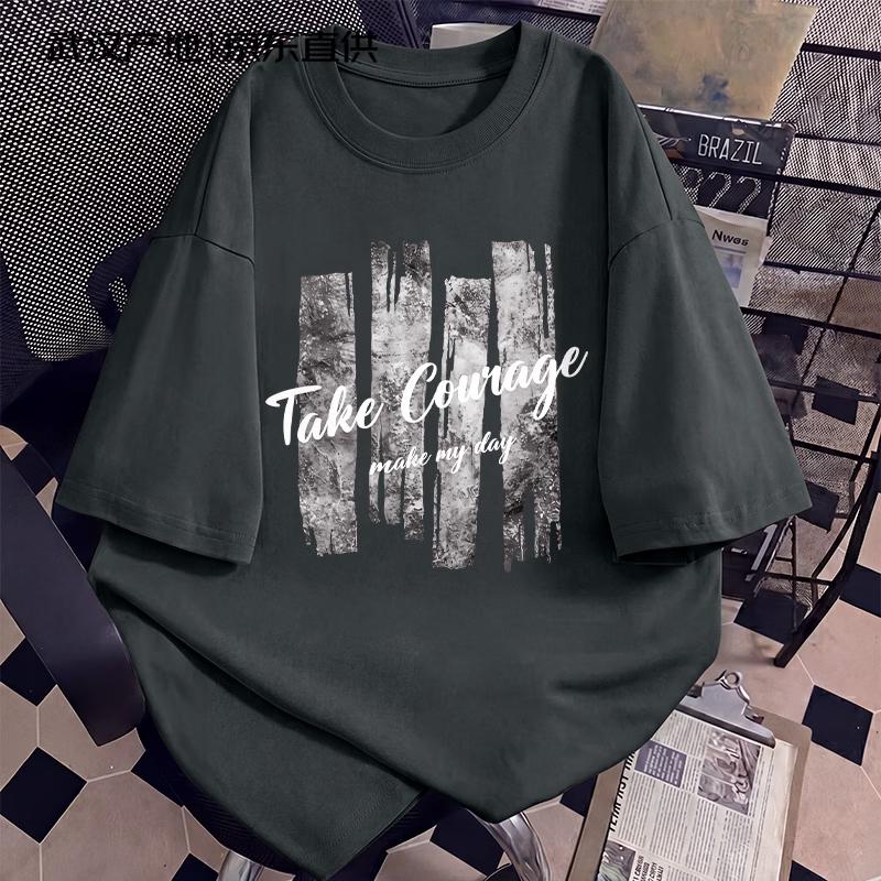 CHUJI Men s Heavyweight Loose Fit Cotton T-Shirt M